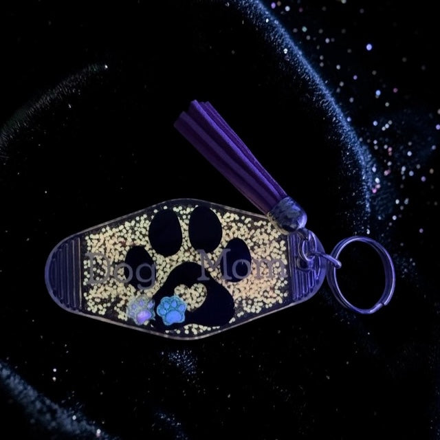 Dog Mom Keychain (Glows In the Dark!)
