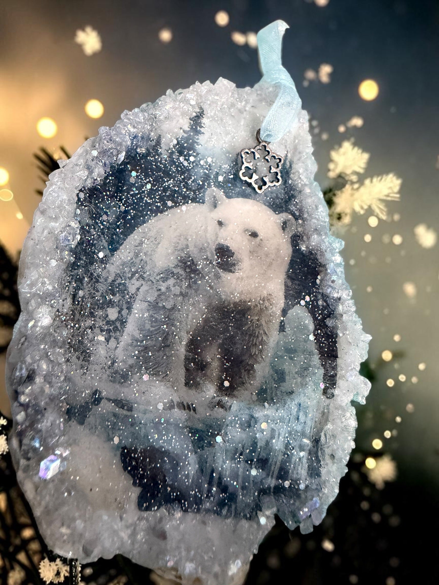 Forest Frost Ornament Set