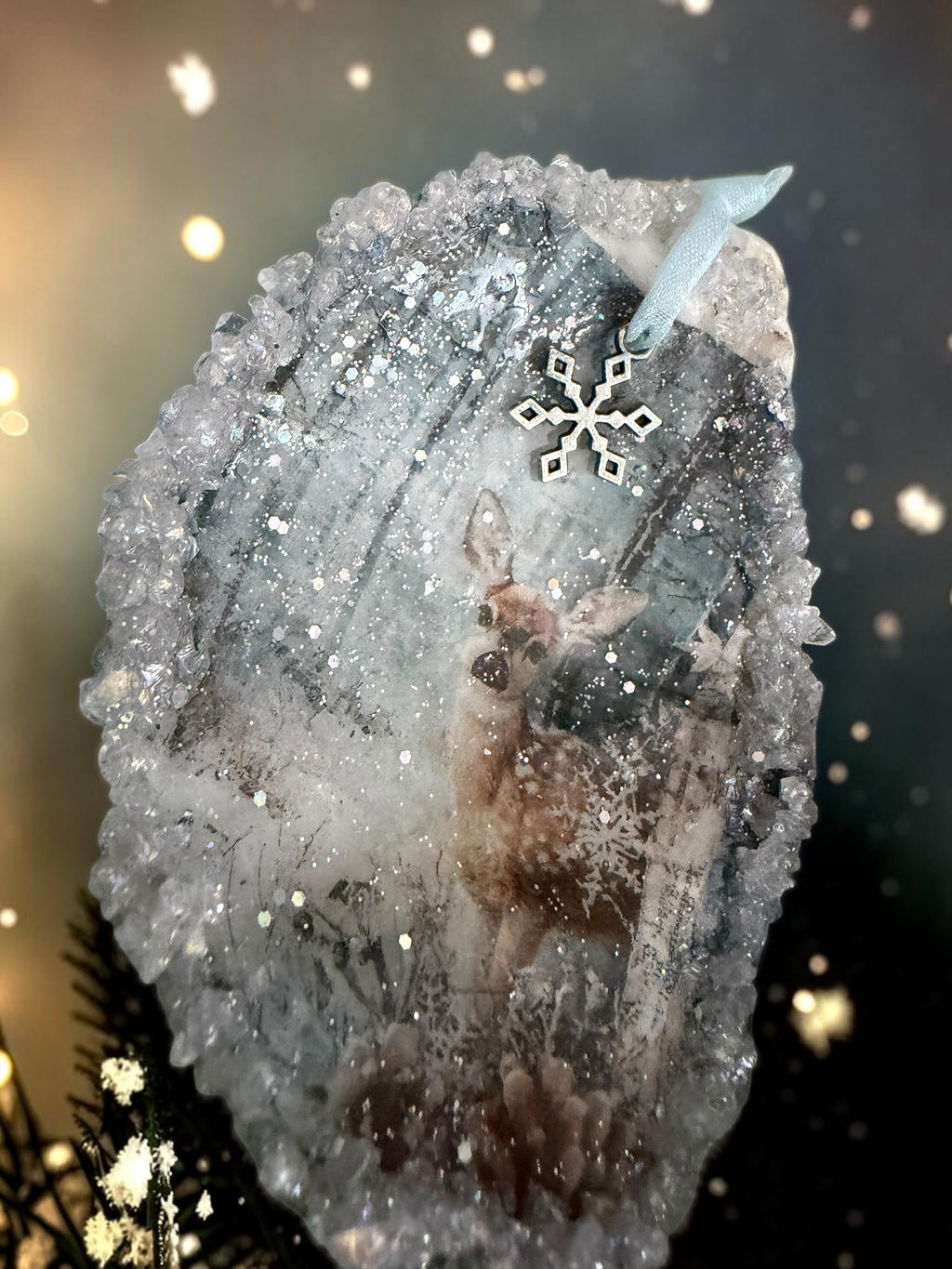 Forest Frost Ornament Set